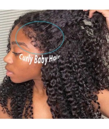 Vordere Spitze 13x4 "New Style Limited 4C Kinky Curly pas chere