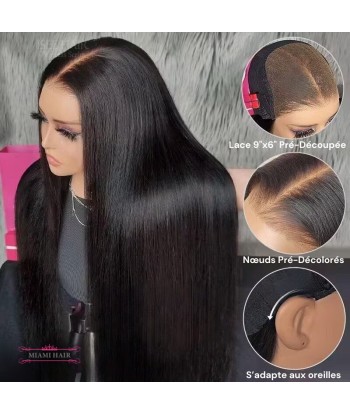 Miami Hairflex 9x6 Wasserwelle 250% HD -Perücken pas cheres