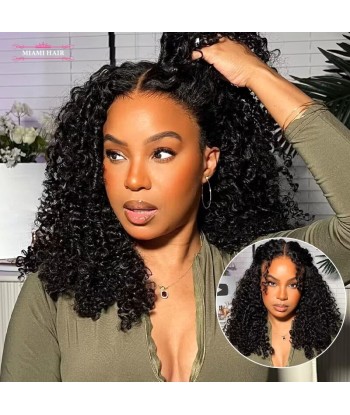 Miami Hairflex 9x6 Kinky Curly 250% HD -Perücke le des métaux précieux