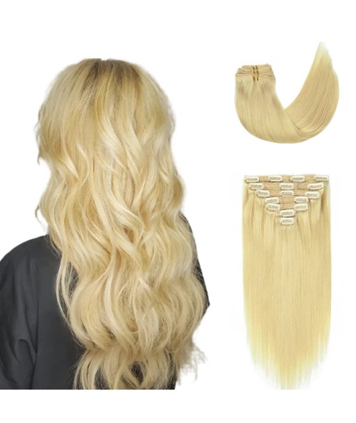 Gerade Blondclips Extensions Kit Platinum gr Venez acheter