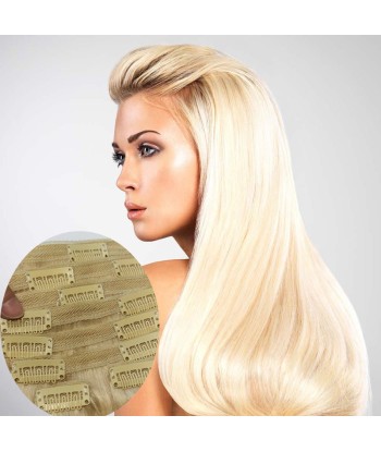 Gerade Blondclips Extensions Kit Platinum gr Venez acheter