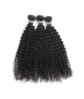 3 Paquets de Tissage  Kinky Curly brillant des détails fins