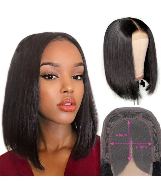 Bobo Wig Brotar Lace 4x4 "Raide Dark Brown le concept de la Pate a emporter 