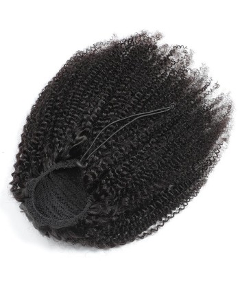 Cola de caballo de caballo negra para cabello remy cable afro rizado la livraison gratuite