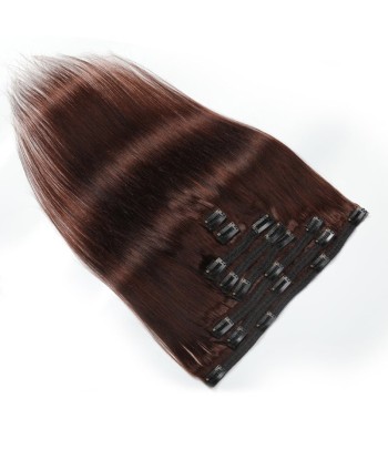 Kit de extensiones de clip de chocolate recto de 120 grados, 4 Faites des économies