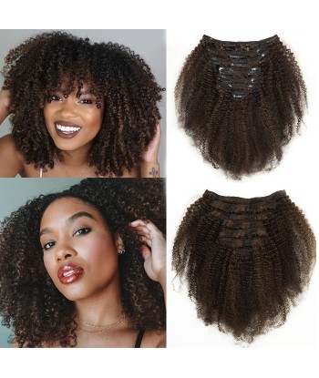 Extensiones del kit con chocolate afro rizado 120 gr, 4 acheter