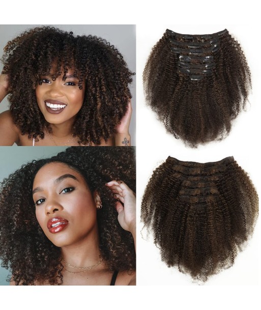 Extensiones del kit con chocolate afro rizado 120 gr, 4 acheter