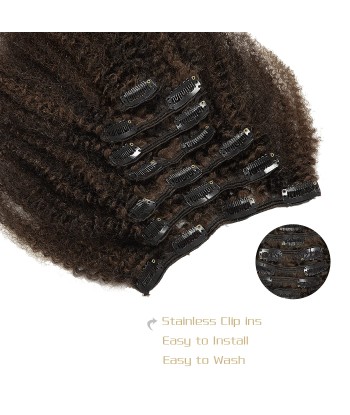 Extensiones del kit con chocolate afro rizado 120 gr, 4 acheter