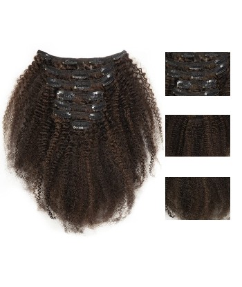 Extensiones del kit con chocolate afro rizado 120 gr, 4 acheter