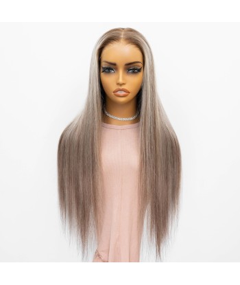 Raide Wig Chanta Mechy Platinum sin pegamento con encaje precopinado: exclusivo vente chaude votre 