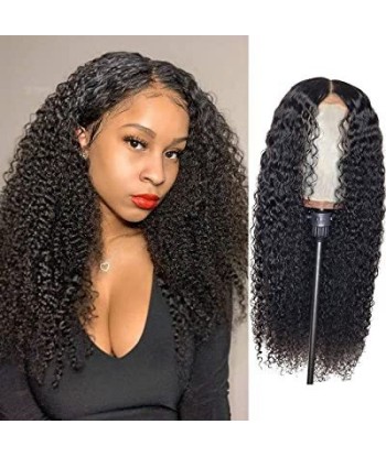 Front lace 4x4" Kinky Curly Brun Foncé de l' environnement