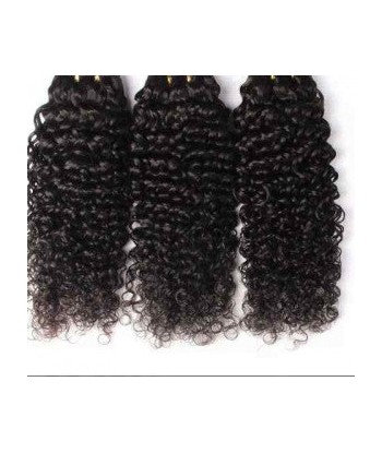 Tissage boucle brésilienne (Deep Wavy) - Vrais cheveux naturels raw d'origine de Rio de Janeiro plus qu'un jeu 