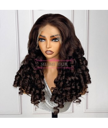 Wig 13x4 sciolta Bove 4 Wig Wig 13x4 - con effetto quasi doppio disegnato e volume massimo dei capelli Remy acheter