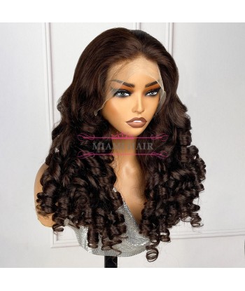 Wig 13x4 sciolta Bove 4 Wig Wig 13x4 - con effetto quasi doppio disegnato e volume massimo dei capelli Remy acheter