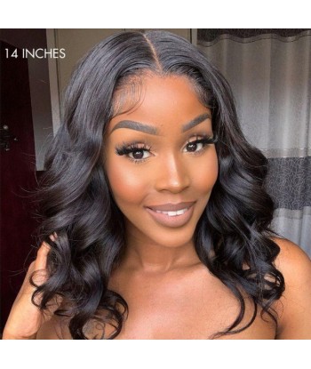 Prédécoupé Front lace 13x4" Body Wave Brun Foncé « prêt-à-porter » chez Cornerstreet bien 