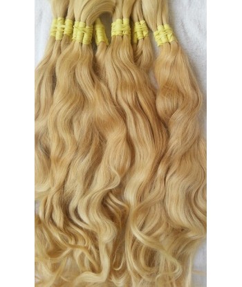 Mèches pour Extension au fil cheveux Brésiliens Ondulés - blond platine shop