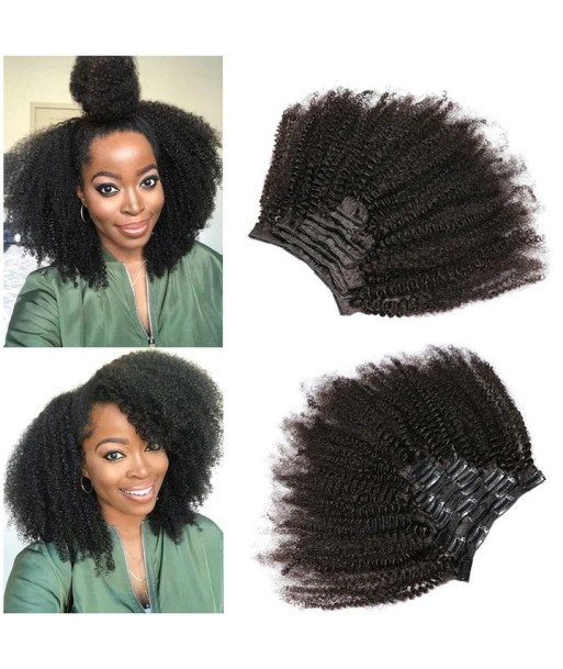 Kit Extensions à Clips Afro Curly Brun 120 gr Livraison rapide