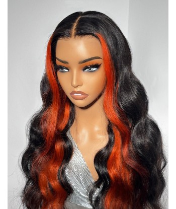 13x4 Lace Body Wave 1B/GINGER 200% pré-découpé, pré-éclairci, sans colle Les magasins à Paris et en Île-de-France