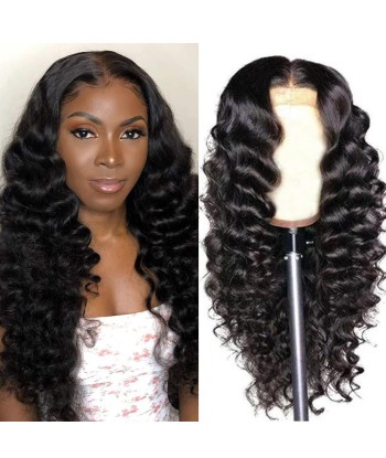 Perruque Lace Wig 6x6 Loose deep - Densité 180% - Style Volumineux Véritable concentré