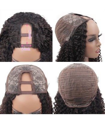 Perruque U-Part Kinky Curly Brun Foncé acheter