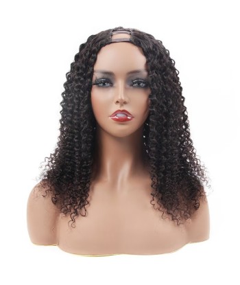 Perruque U-Part Kinky Curly Brun Foncé acheter