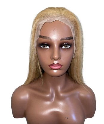 Perruque Front lace wig Cheveux brésiliens Tye and Dye blond lisses Gloria 2 - 3 jours ouvrés.