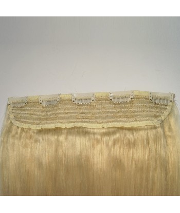 Gerade blonde Clip -Erweiterung Platinmono Max Volumenstreifen JUSQU'A -70%! 