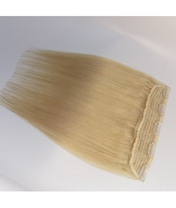 Gerade blonde Clip -Erweiterung Platinmono Max Volumenstreifen JUSQU'A -70%! 