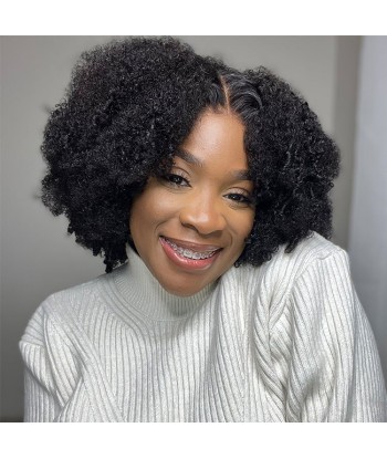 Simplicité Naturellle - Perruque Sans Colle Jerry Curl Naturelle et Volumineuse 5x5 et Bonnet Respirant - Prête à Porter votre