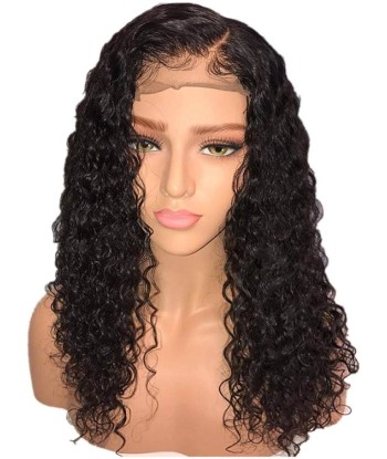 Perruque Front lace cheveux naturels raw vierges - Curly naturel - Briyana pas chere