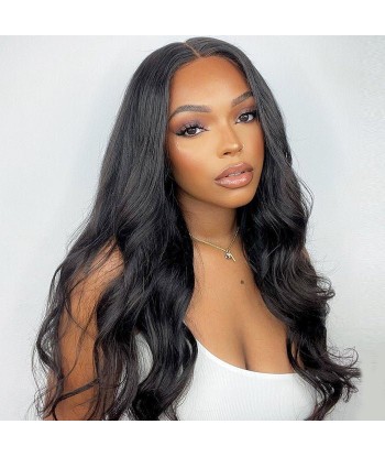 Voorgesneden voorkant 13x4 "Body Wave Dark Brown" Ready-to-Wear " solde