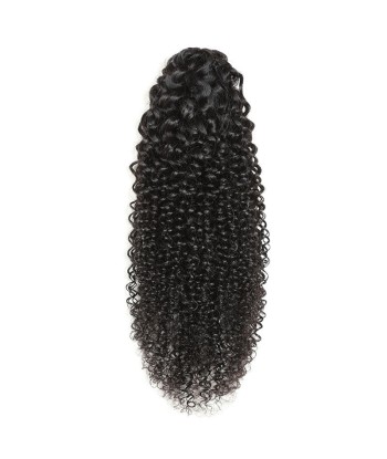 Zwarte paardenstaart paardenstaart met natuurlijke tang Remy Hair Kinky Curly des créatures d'habitude