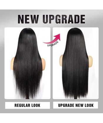 13x4 kanten pruiken met bijna dubbel getrokken effect en maximaal volume in Remy Hair Les êtres humains sont 