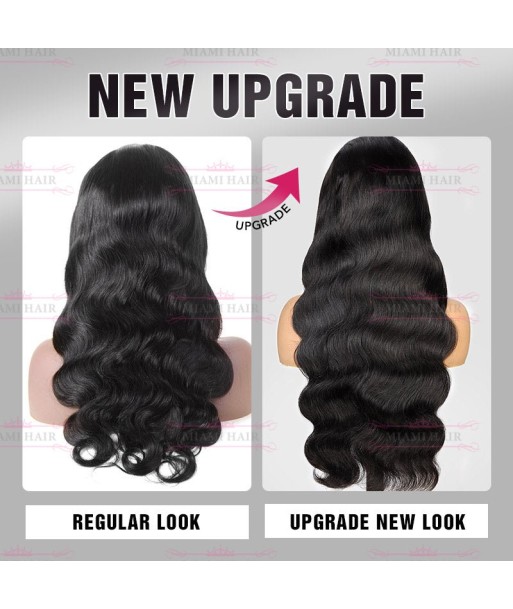 Koerpruiken 13x4 lichaamsgolf met bijna dubbel getrokken effect en maximaal Remy Hair Volume suggérées chez