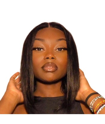 Bobo Wig T-Lace Straight Brun Foncé soldes