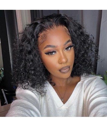 Front lace 13x4" Deep Wave Brun Foncé en ligne des produits 