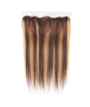 Lace Frontal Straight | Chatain Méché Blond | P4/27 13x4 le des métaux précieux