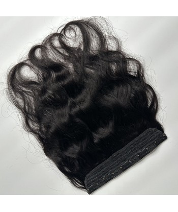 Extension à Clips Natural Wavy Noir Mono Bande Maxi Volume france