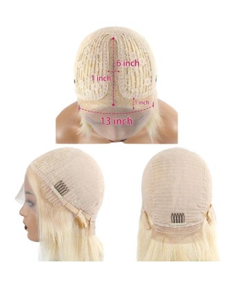 T-Lace Raide Blond Platine commande en ligne