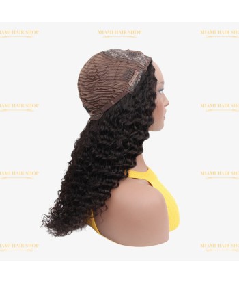 Perruque V-Part Deep Wave Brun Foncé pas chere