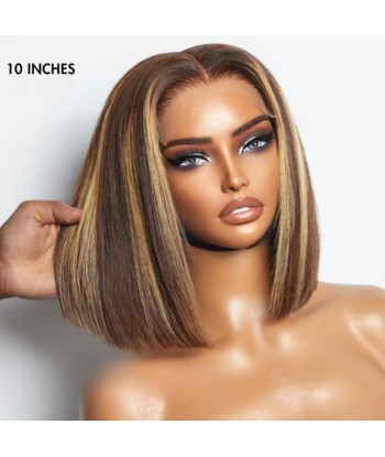 « PRÊT-À-PORTER » Bobo Wig Front Lace 4x4" Raide P4/27 Prédécoupé l'achat 