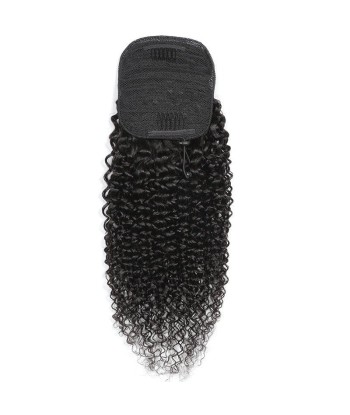 Queue de cheval Ponytail  Noir A Cordon Remy Hair Kinky Curly 2023