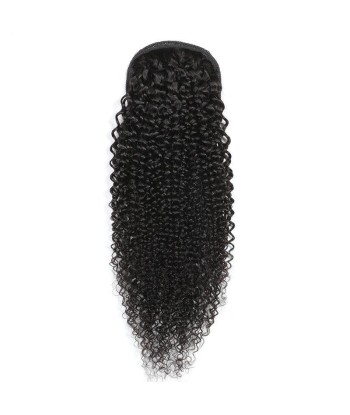 Queue de cheval Ponytail  Noir A Cordon Remy Hair Kinky Curly 2023