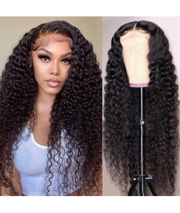 Perruque Lace Wig 6x6 Deep Wave - Densité 180% - Effet Volumineux en linge